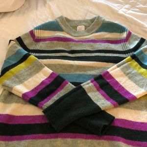 A New Day striped crew neck sweater, worn only twice!